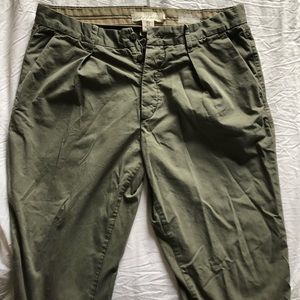 Olive green pants